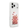 Lagerfeld для iPhone 17 Pro Max чехол Liquid Silicone Hearts Hard White (MagSafe)