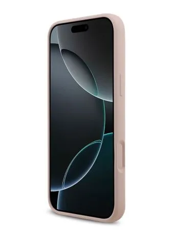 Lagerfeld для iPhone 17 Pro Max чехол Liquid Silicone NFT Karl & Choupette Hard Pink (MagSafe)