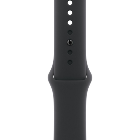 Apple Watch Series 11 42mm Aluminum Jet Black Case Black Sport Band M/L