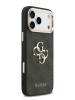 Guess для iPhone 17 Pro чехол PU 4G Classic metal logo Gold camera Hard Black (MagSafe)