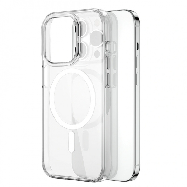 Чехол WIWU MagSafe 15 Pro Clear/Gray