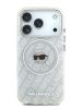 Lagerfeld для iPhone 17 Pro Max чехол IML Karl Head on logo Metal Cam Hard Grey (MagSafe)
