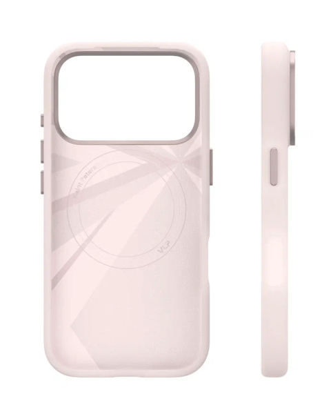 Чехол защитный VLP Aster Pro Case с MagSafe для iPhone 17 Pro, розовый
