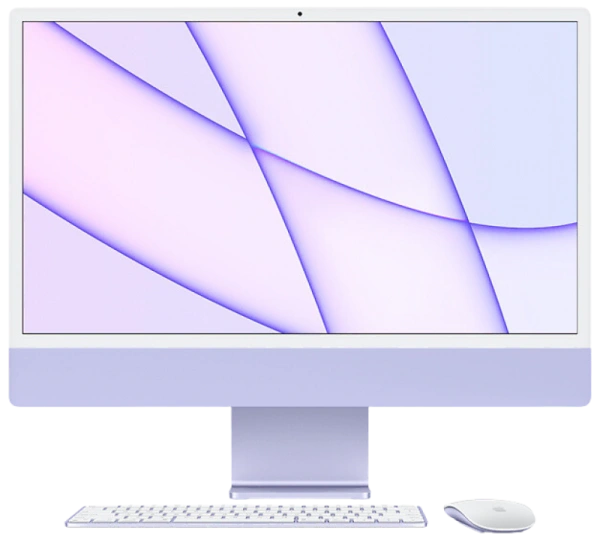 Apple iMac 24"/M1/8CPU-8GRU/8GB/256GB Purple